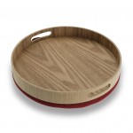 Pouf set 2 con Vassoio